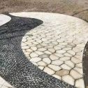赤峰 黄金麻冰裂缝室外铺装效果完美展示
