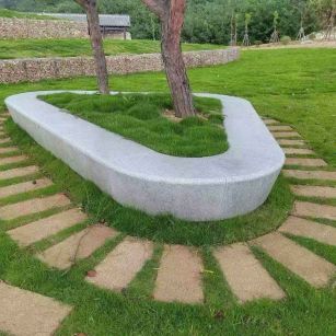 赤峰 芝麻白光面整石坐凳