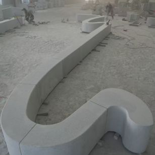 赤峰 花岗岩整石坐凳拼装