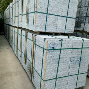 赤峰 大花芙蓉白火烧成品，市政园林广场地铺石