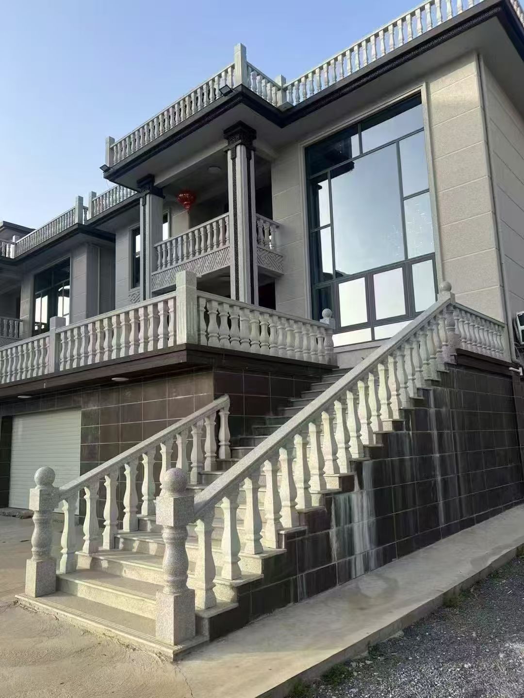 赤峰 芝麻白别墅阳台栏杆，楼梯栏杆