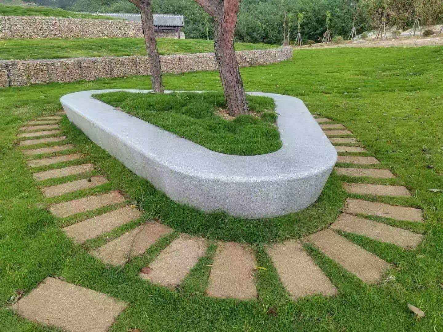 赤峰 芝麻白光面整石坐凳