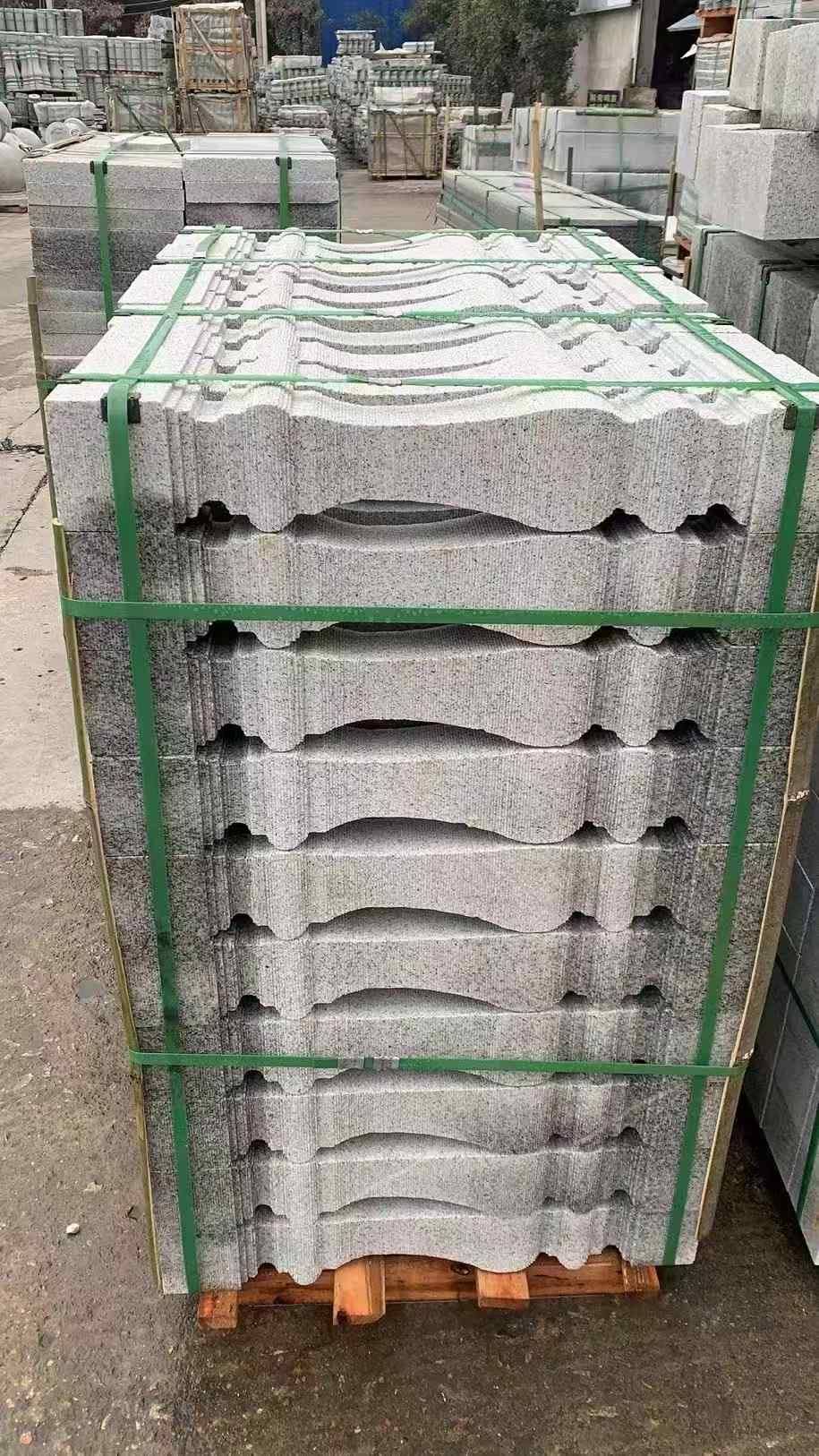 赤峰 芝麻白方形拉丝面，栏杆花瓶柱