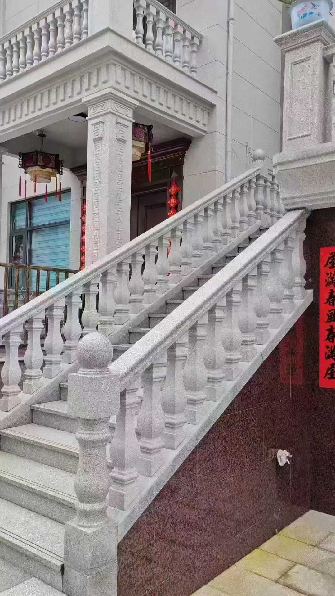 赤峰 天然石材 阳台庭院护栏、栏杆