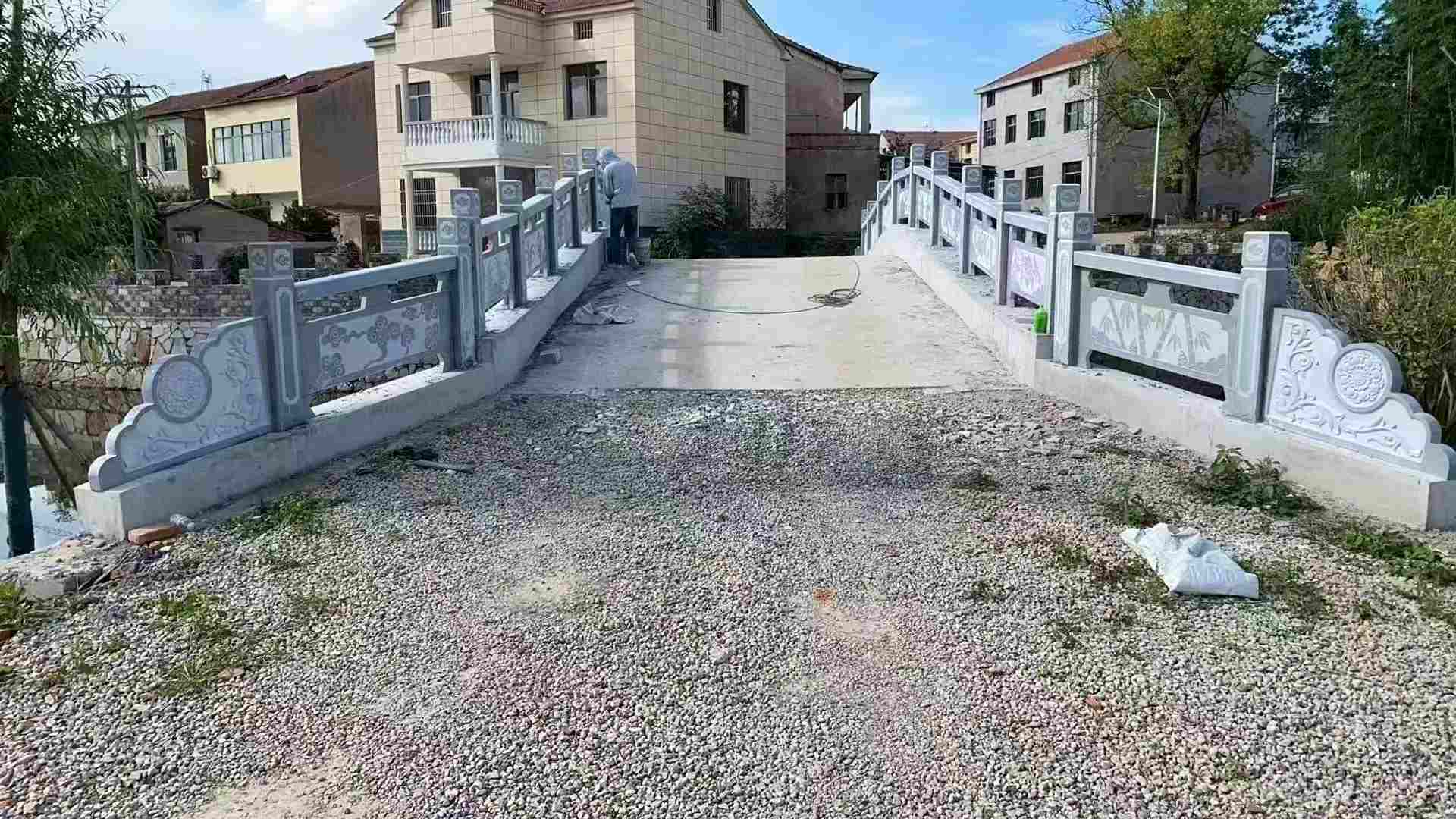 赤峰 芝麻灰花岗岩桥栏杆